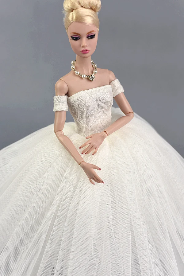 white dress for barbie 3