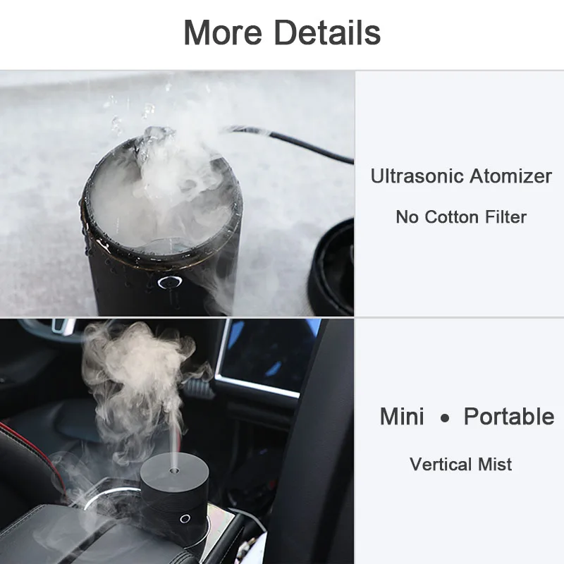 Auto Ultraschall Aroma Diffusor für Auto Büro Ätherisches Öl