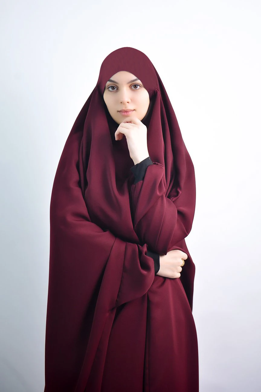 muçulmanas, vestuário de oração, Abaya, cobertura completa,