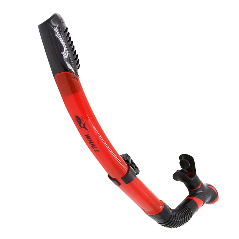 WHALE Diving Snorkel Snorkeling Gear Dry Snorkel Underwater Breathing Tube Silicone Swimming Diving Dry Breathing Tube