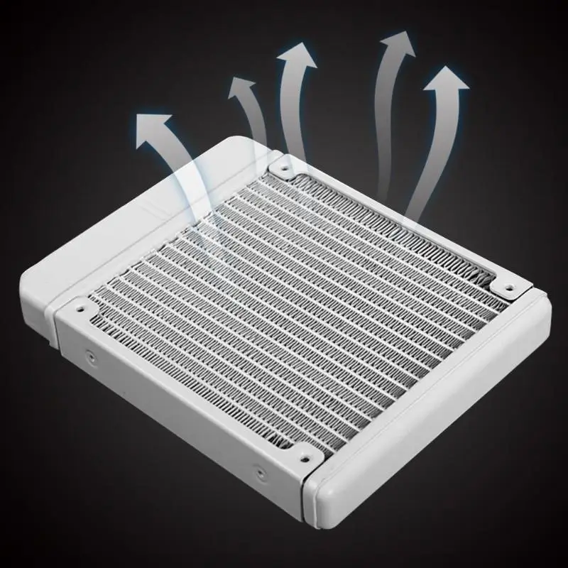 AS120-T 120 мм 17 труб алюминиевый радиатор cpu теплообменник для компьютерного чипа