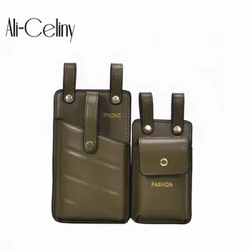 

Famous brand design Solid Color Female Style 2019 New Fashion Chest Bag Detachable Key Bag Shoulder Messenger Bag Pocket