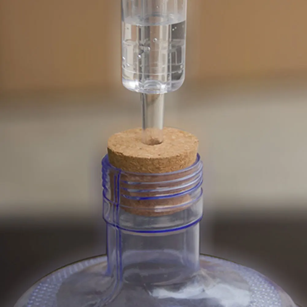 Airlock легкая заварочная Герметичная пробка для вина пробка для пробки односторонняя втулка ферментор пивной цилиндр Легкая очистка выхлопной воды
