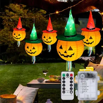 

Glowing Witch Hat String Light for Halloween Ghost Festival Decoration Lamp