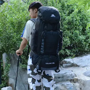 

Nylon Traveling Backpack Practical Outdoors Camping Bag Field Survival Mountaineering Backpack Backpack Durable High Capacity