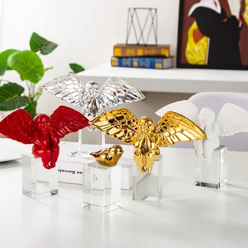 

Creative Nordic home resin fat angel decoration bedroom desktop decoration soft home crafts