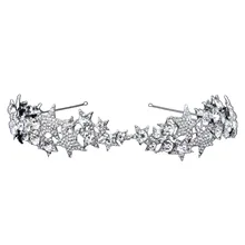 Корейский стиль, звездная корона, стиль, резинки для волос, свадебные аксессуары для волос, аксессуары для невесты, аксессуары для свадебного платья