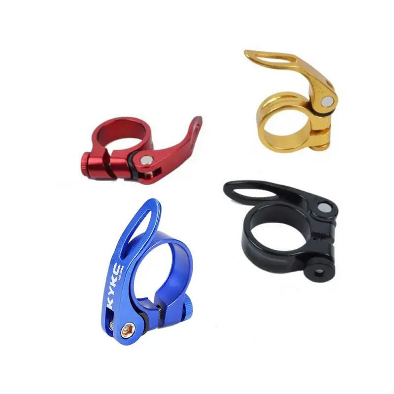 31.8mm Bicycle Seatposts Clamps MTB Bike Aluminum Ultralight Quick Release Clamps Cycling Parts 4 Colors