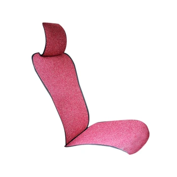 

1 Pcs Car Seat Cover Blue Cloak Linen/ 2 Front Or 1 Back Seat Cushion Pad Fit Most Car, Truck, Suv, Protect Automotive Interior
