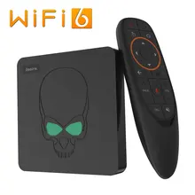 ТВ-приставка Beelink GT King, Android 9,0, Amlogic S922X, шестиядерная, G52, MP6, графика 4 Гб, LPDDR4, 64 Гб ПЗУ, 5,8 ГГц, Wi-Fi, BT 4,1, 4K, 75 Гц