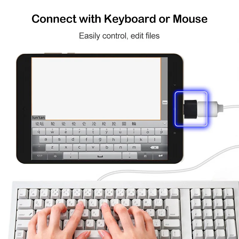 Мини микро USB и Тип C OTG адаптер для MacBook планшета смартфона Android USBC конвертер Samsung