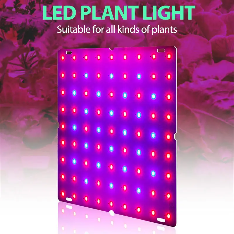 12W 81/169 LED Grow Light Panel Full Spectrum Phyto Lamp AC85-265V EU/UK/US Plug For Indoor Tent Plants Growth | Лампы и освещение