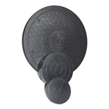 

3/4/10 inch Plastic rotating plate Pottery Wheel Round turning table Clay Pottery Wax Sculpture Carving Display Tools lazy susan