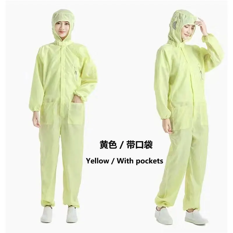 Anti-Static Dust-Proof Full Body Hazmat Suit | Unisex Safety Gear