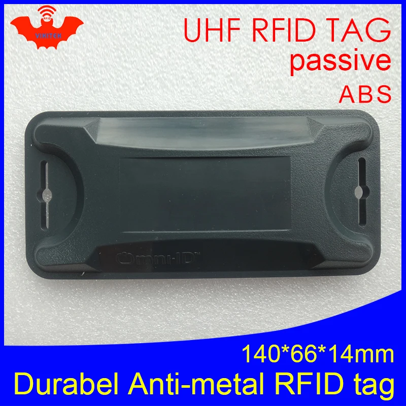 UHF RFID Анти металлическая метка 915 МГц 868 м Alien Higgs3 140*66*14 мм EPC Gen2 6C прочный ABS длинный