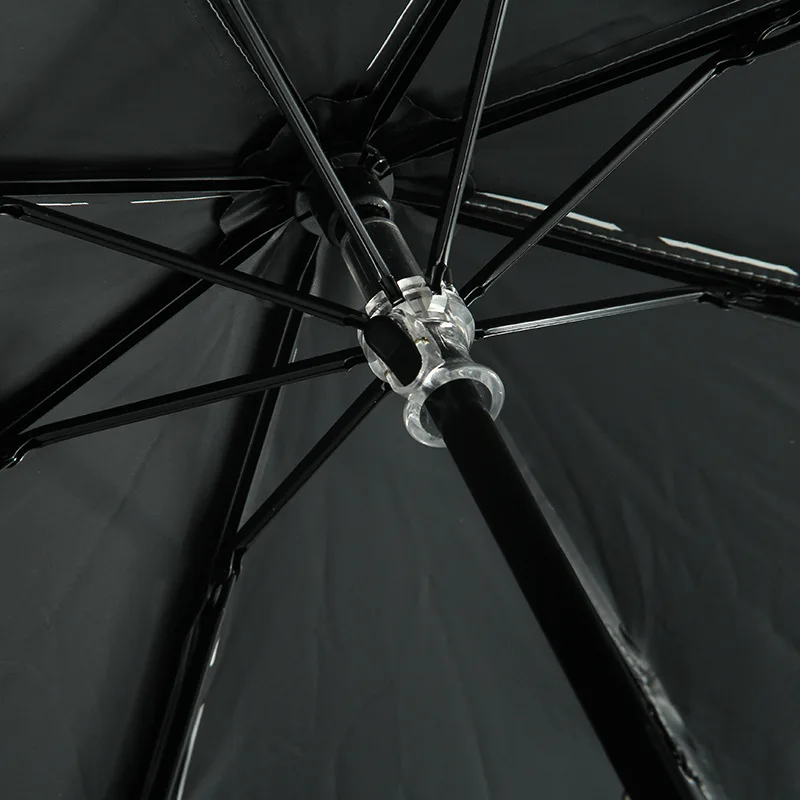 Креативный рисунок маленький shou ji san плоский пятискладной зонт Анти-УФ складной зонт от солнца ультрапрочный УФ-защита любую погоду