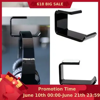 

Wall Head-to-door Headphone Hanger Table Bottom Headphone Seat L-type Adhesive Headphone Bracket Accessories