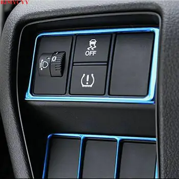

BJMYCYY Stainless steel decorative frame for headlight adjusting switch panel For HONDA CRV CR-V 2017 2018 Auto accessories