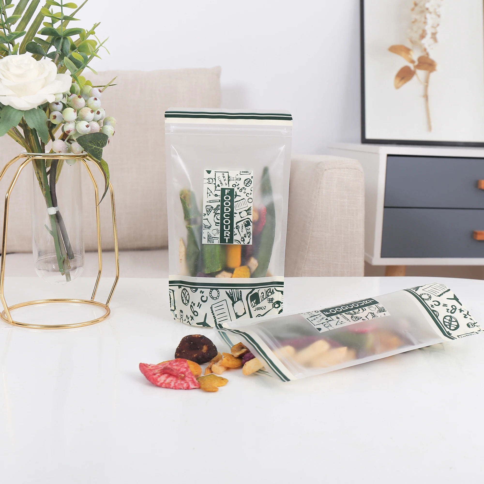 Перерабатываемые пластиковые полиэтиленовые пакеты устойчивые к запаху