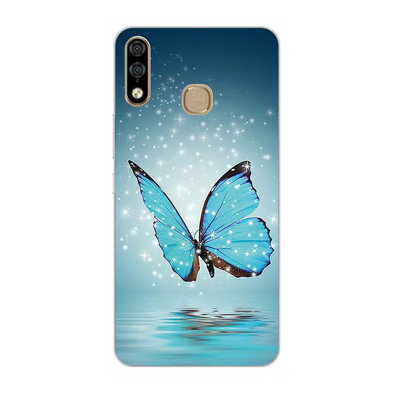 M26 Узорчатый чехол для Tecno Spark 3 Pro KB8 6," задняя крышка цветок кошка собака печать бабочка животное мягкий силиконовый чехол для телефона - Цвет: M26