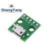 10pcs  MICRO USB to DIP Adapter 5pin female connector B type pcb converter pinboard 2.54 ► Photo 3/6