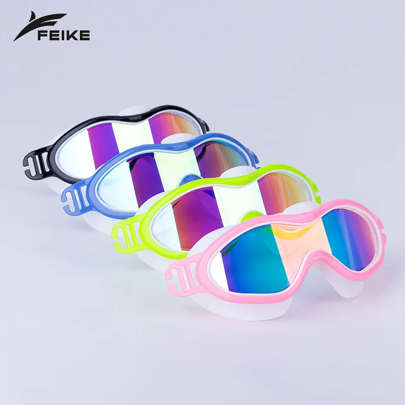 Boy and girl color children anti-fog waterproof HD goggles#A3 