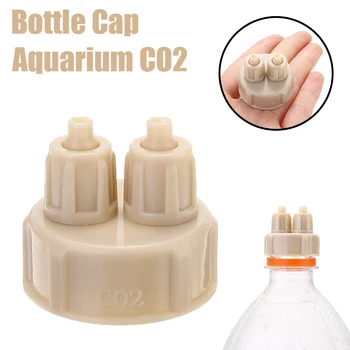 

1PC Bottle Cap Aquarium CO2 Plant CO2 System DIY Generator Part Kit Bottle Cap with 2 Joint Tool Part Kit 18 mm