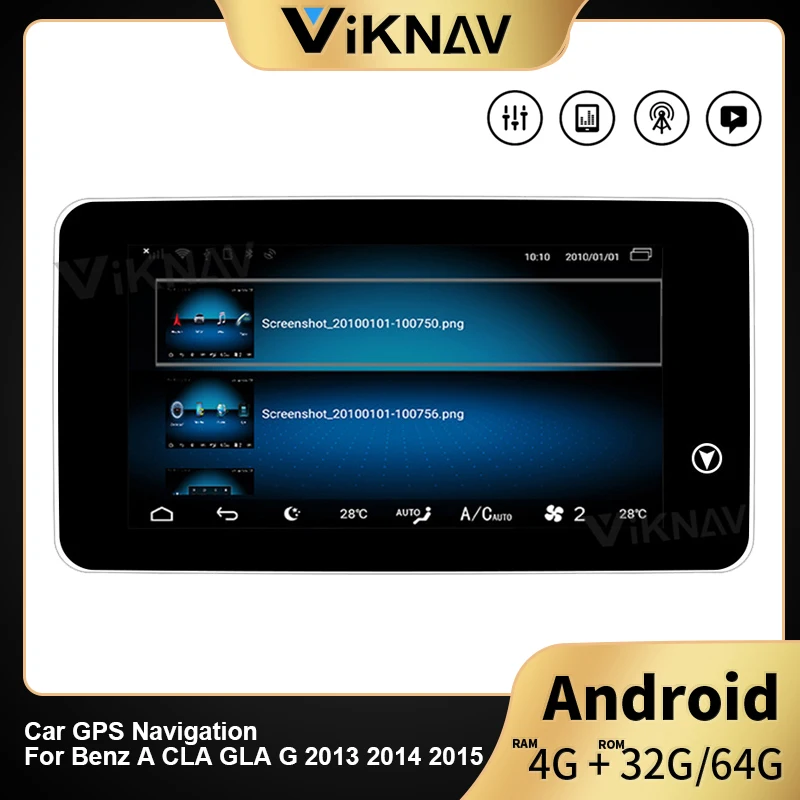 

Auto radio player For-Benz A CLA GLA G 2013 2014 2015 Car GPS navigation multimedia player GPS head unit tape recorder