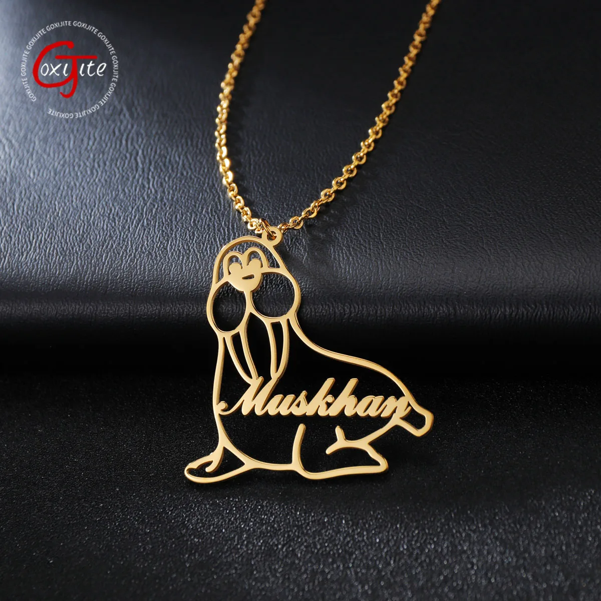 Goxijite Custom Cute Sea Lion Name 