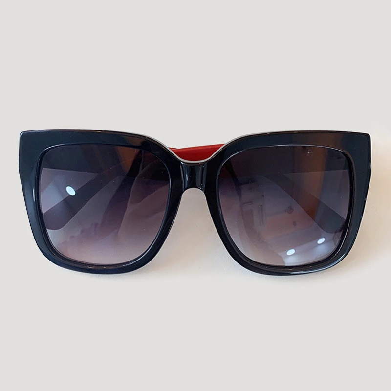 No.4 Sunglasses Женские солнцезащитные очки "кошачий глаз" с большой оправой, женские солнцезащитные очки gafas de sol hombre, большие размеры, брендовые дизайнерские Квадратные Солнцезащитные очки, UV400, женские - Цвет линз: No.4 Sunglasses