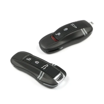 

Car Key Shell Case For Porsche Boxster 986 987 Cayman Panamera Macan Cayenne 911 970 997 981 991 Remote 3 Buttons Case Cover