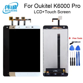 

WEICHENG 100% Test Top Quality For 5.5 Inchs Oukitel K6000 Pro LCD Display and Touch Screen Digitizer Assembly +Free Tools