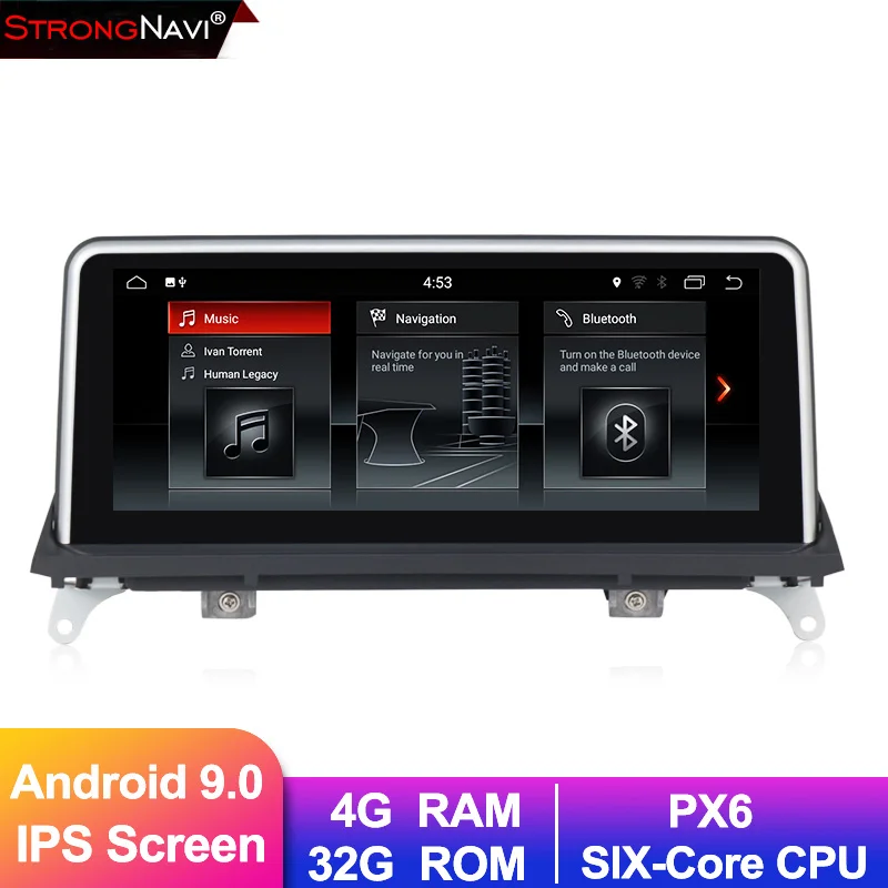 

IPS Android 9.0 car Autoradio gps navigation player for BMW X5 E70/X6 E71 (2007-2013) CCC/CIC system multimedia head unit PC