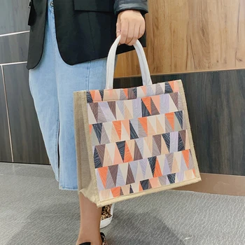 

Fashion Simple Cavans Big Tote Bag Casual Ladies Shoulder Bag Ladies Large capacity Handbags Totes Ins Chic Women Shopping Bag