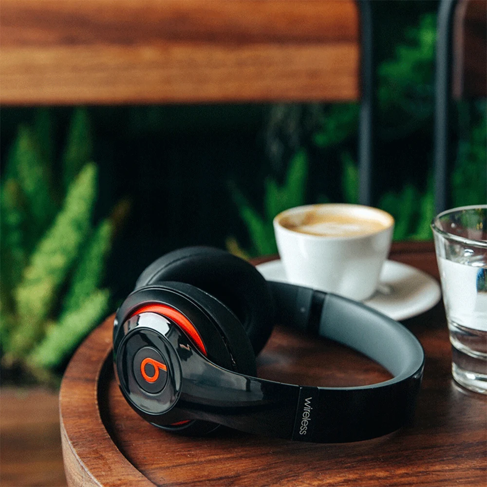 Original Beats Studio Wireless Bluetooth Headphones Noise Cancelling Headset Music Sport Deep Bass Earphone Hands free with Mic