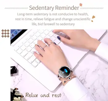 

Upgraded Smart Watch Women Waterproof Wearable Device Heart Rate Monitor Sports Smartwatch Fashion Fitness Tracker Ladies