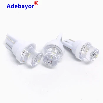 

100PCS T10 W5W Car LED 194 168 SMD Wedge Side Light Bulb Lamp 12V DC Boat Truck Lamp White Signal Corner Tail Light