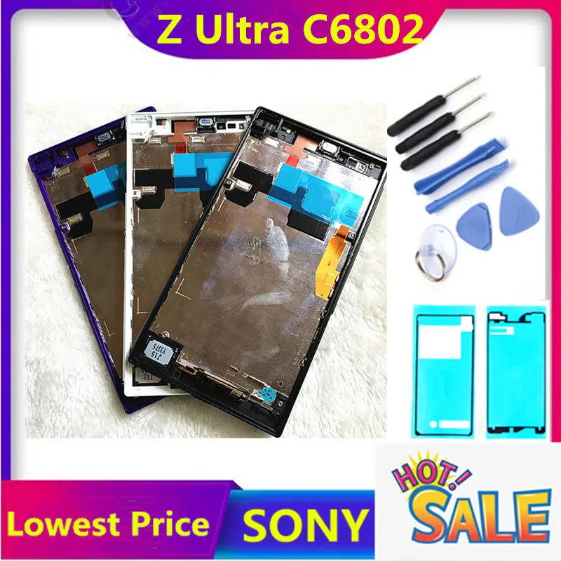 Оригинальный ЖК-дисплей ERILLES 6 44 дюйма для Sony Xperia Z Ultra XL39h XL39 C6833 C6802 дигитайзер