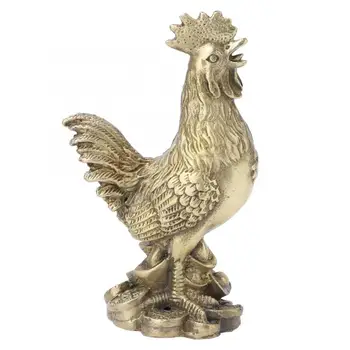 

Decoration Best Pure Brass Rooster Chicken Symbol of Luck and Wealth in Geomantic Omen dragon