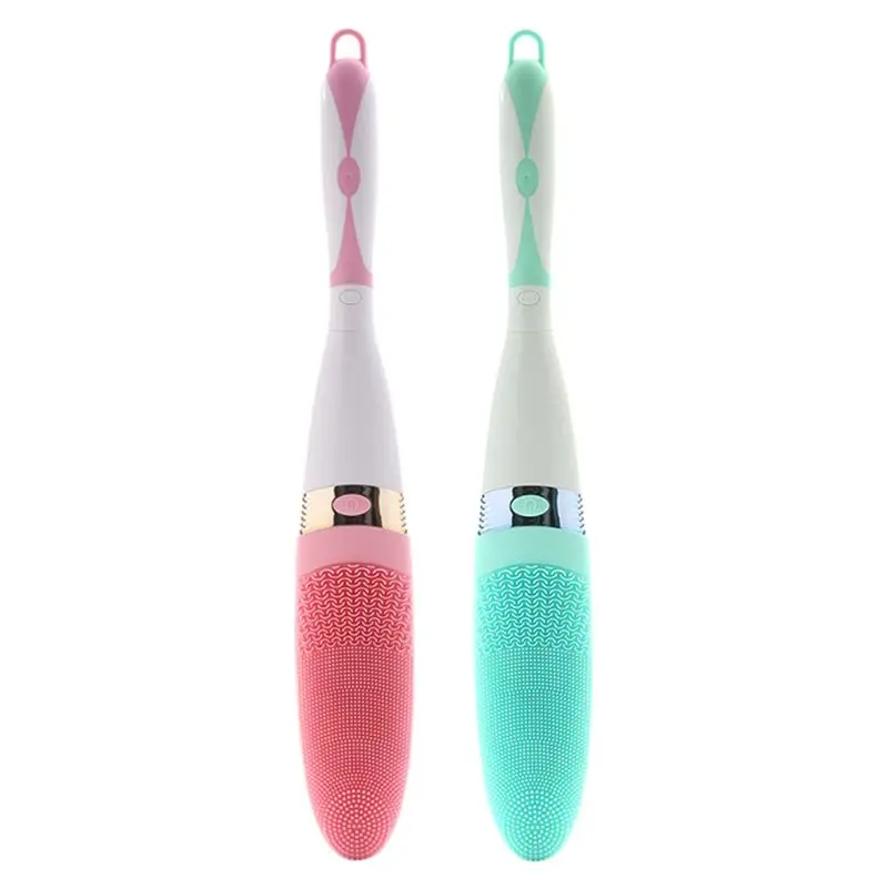 

Silicone Back Body Bath Brush Scrubber with Long Handle Healthy Skin Care Bathroom Shower Accessories for Men Women