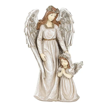 

Fairy Garden - LED Double Angel Figurines Accessories for Outdoor Garden Decor U2JC