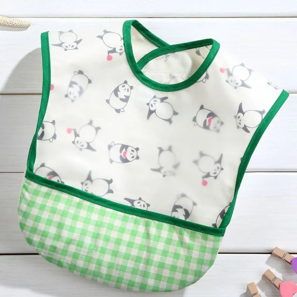 Waterproof Baby Drool Bibs Wash Free Double Layers Organic Soft Pure Cotton Bibs For Teething Drooling Feeding Baby Infant Bibs - Цвет: 4
