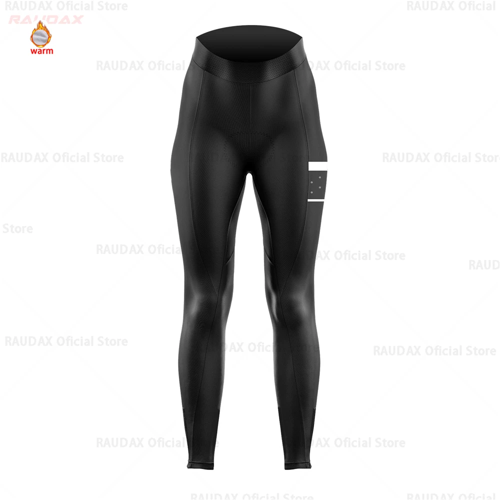 pant Велокофты для женщин Pro Team Raudax, зимняя флисовая одежда для велоспорта MTB, комплект для велоспорта с нагрудником и штанами, Ropa Ciclismo, комплект для триатлона - Цвет: pant
