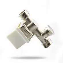 AC 220V латунь 1/" Электрический Соленоидный клапан Вода Воздух N/C нормально Закрытая вода