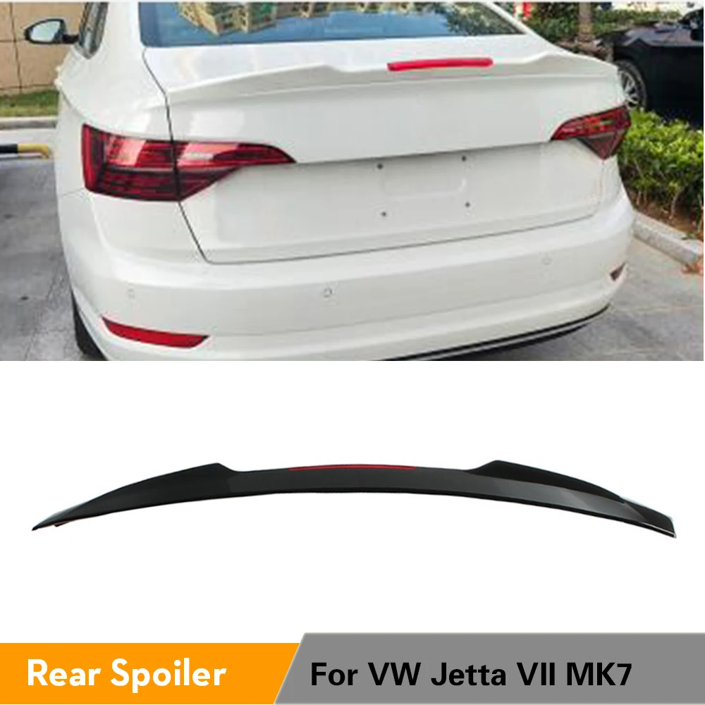 Задний спойлер багажника крыло для Volkswagen VW Jetta VII MK7 2019 2021 задний из АБС пластика