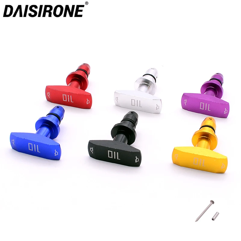 Coche Universal varilla de nivel de aceite manija de aceite de motor Pullhandle de aluminio Billet de reemplazo de modificación, Decoración