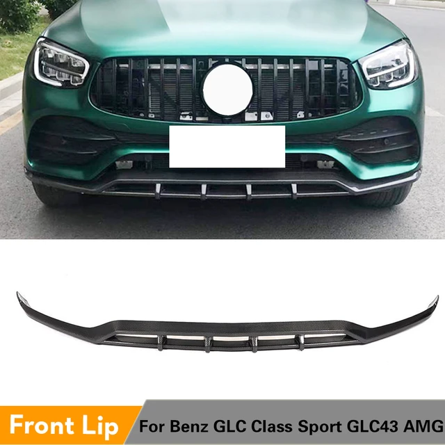 Carbon Fiber Front Lip For Mercedes-benz Glc Class C253 Sport Glc43 Amg  2020 - 2021 Front Bumper Lip Spoiler Splitters Guards - Bumpers - AliExpress