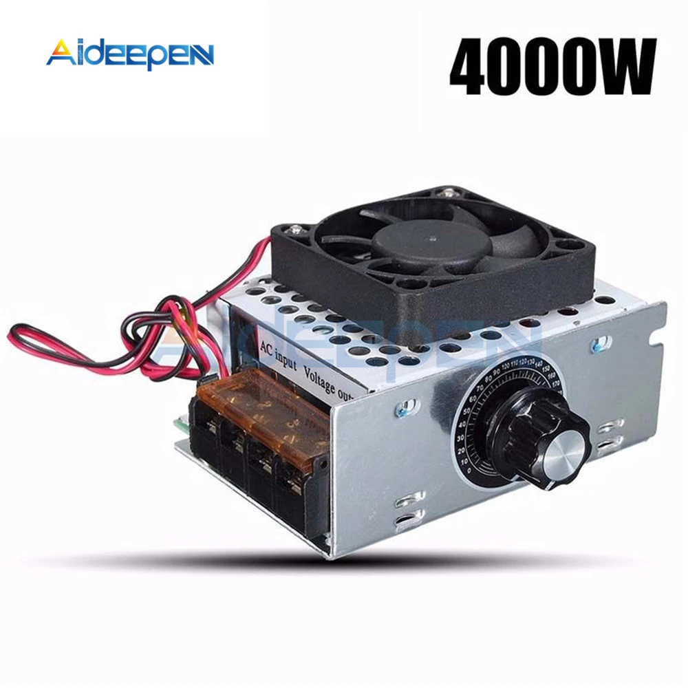 4000W AC 220V SCR Spannungsregler Voltage Regulator 4000W AC 220V SCR Spannungsregler Voltage Regulator