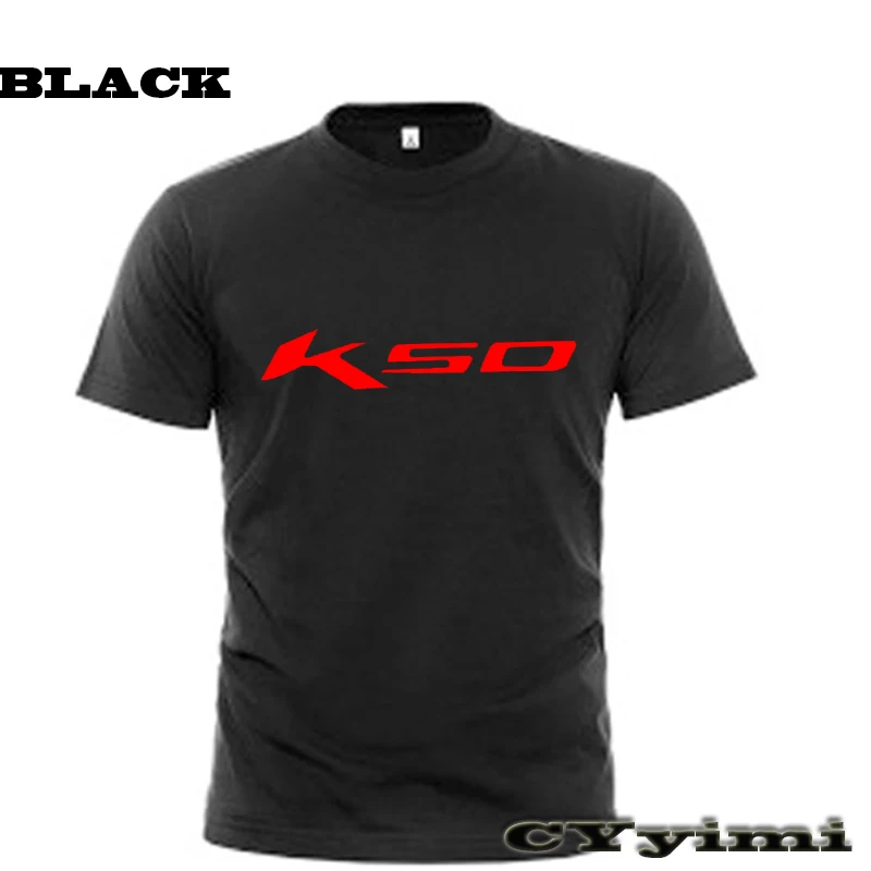 For KYMCO AK550 AK 550 year T Shirt Men New LOGO T-shirt 100% Cotton Summer Short Sleeve Round Neck Tees Male