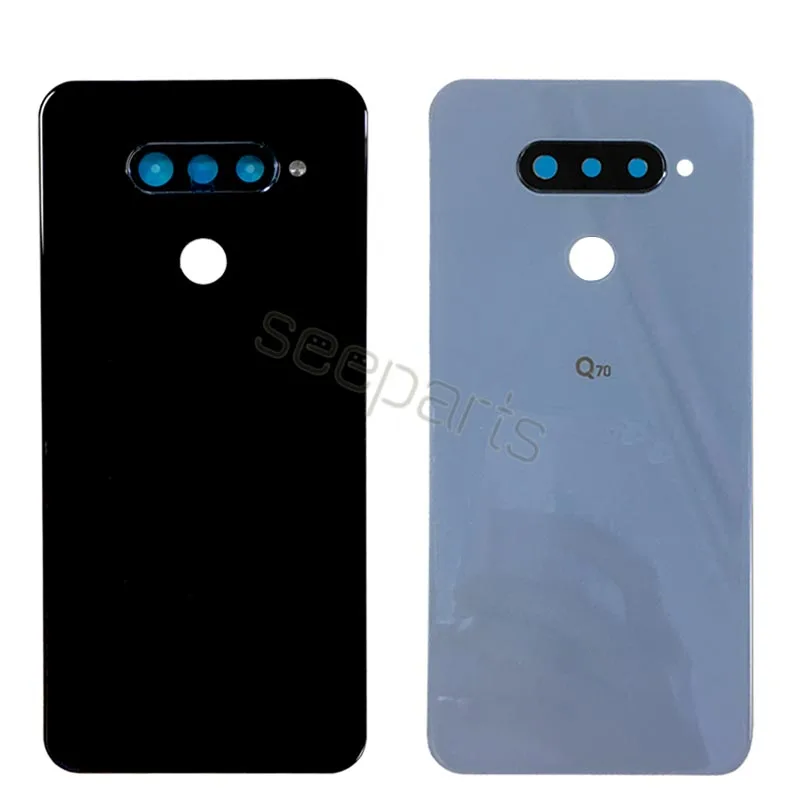 NEW Glass For LG Q70 Battery Cover Rear Door Back Housing Case Middle Chassis Replacement Parts 2